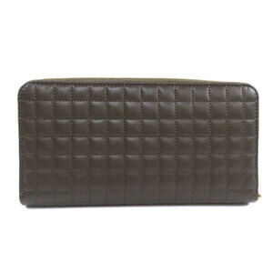 Celine Stitch Motif Long Calfskin Wallet